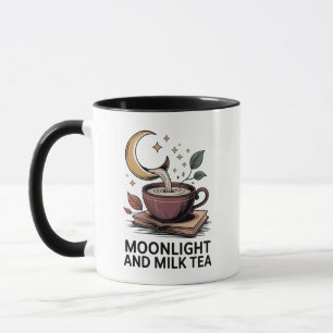 Moonlit Milk Tea Crescent Mug