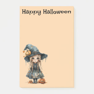 Moonlit Mischief — A Rustic Halloween Charm Post-it Notes