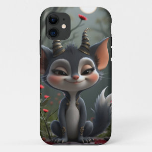 Moonlit Mischief Forest Spirit of Crimson Bloom. Case-Mate iPhone Case