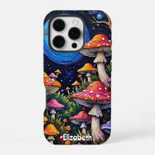 Moonlit Mushroom Grove iPhone 16 Pro Case