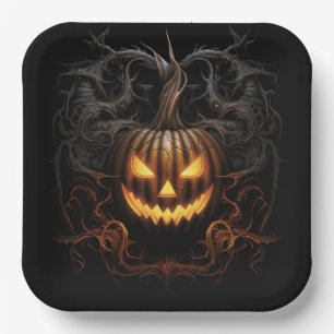 Moonlit Mysteries cardboard plates