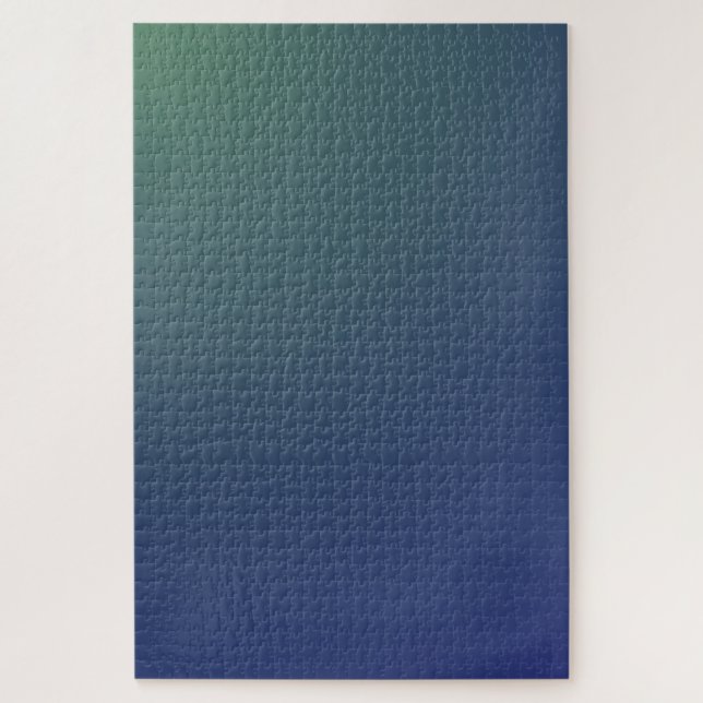 Moonlit Night - Navy Blue to Light Yellow Gradient Jigsaw Puzzle (Vertical)