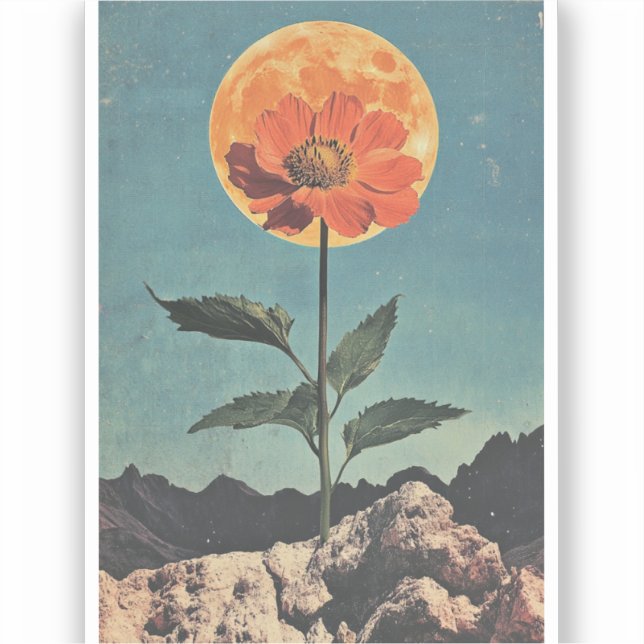 Moonlit Orange Bloom - Vintage Boho Charm (2) (Front)