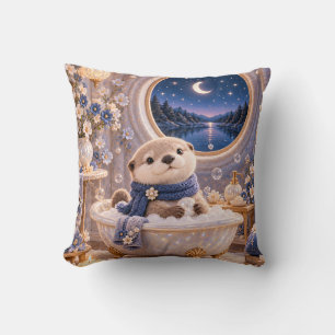 Moonlit Otter Pearl Bubble Bath Cushion