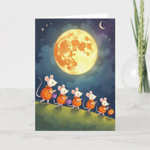 Moonlit Pumpkin Parade Card