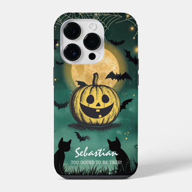 Moonlit Pumpkin - Year-Round Magic iPhone Case (Back)