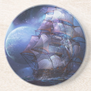 MOONLIT SAIL.jpg Coaster