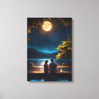Moonlit Serenade Canvas Print