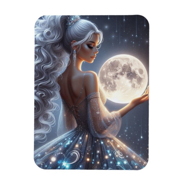 Moonlit Siren Magnet (Vertical)