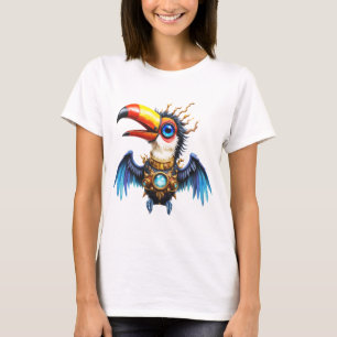 Moonlit Steampunk Toucan. T-Shirt