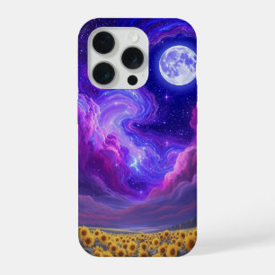 Moonlit Sunflower Sky Phone Case