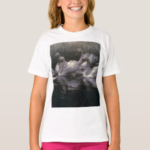 Moonlit Swan Lake T-Shirt