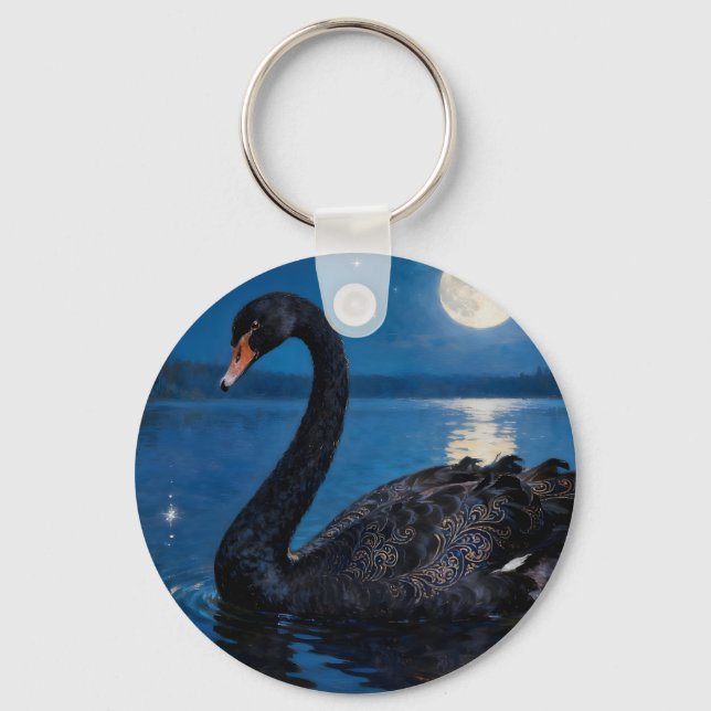 Moonlit Swim Key Ring (Front)