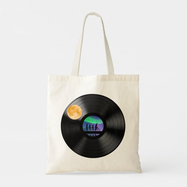 Moonlit Tandem  Tote Bag (Back)
