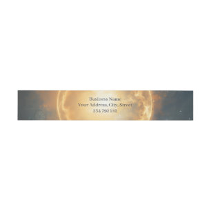 Moonlit Timekeeper – Steampunk Bat Invitation Belly Band