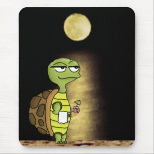 Moonlit Tortoise Mouse Pad