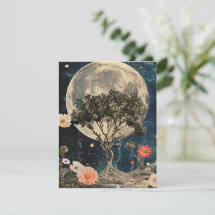 Moonlit Tree & Blossoms