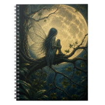 Moonlit Tropical Forest Fairy Notebook