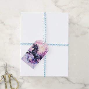 Moonlit Unicorn Among Forgotten Roses, Gift Tags