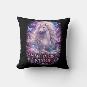 Moonlit Unicorn Dreams Cushion