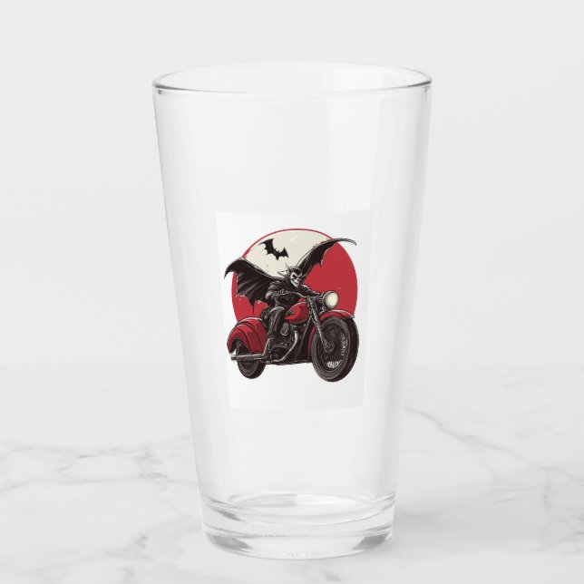  Moonlit Vampire Ride Glass (Front)