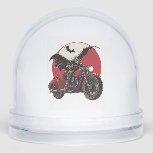 Moonlit Vampire Ride Snowglobe
