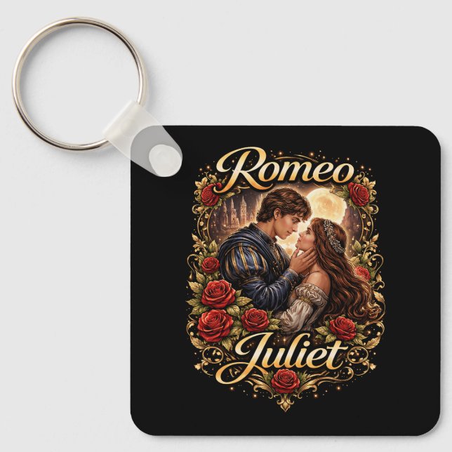 Moonlit Verona Lovers Key Ring (Front)