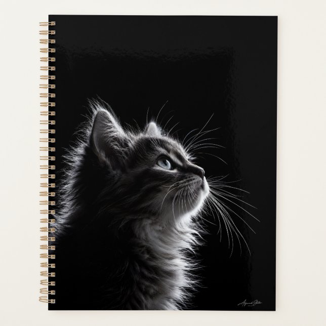 Moonlit Whiskers Planner (Front)