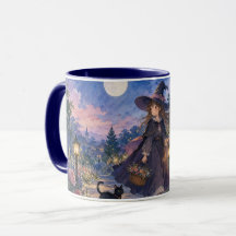 Moonlit Witch Garden Accent Mug