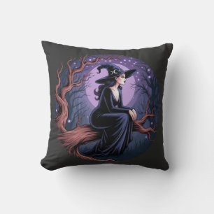 Moonlit Witch T-shirt Cushion