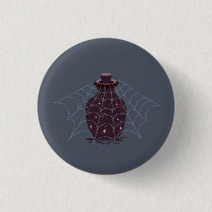 Moonlit Witchy Halloween Magic Bottle 3 Cm Round Badge