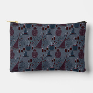Moonlit Witchy Halloween Pattern Accessory Pouch