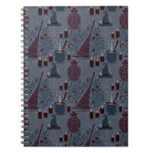 Moonlit Witchy Halloween Pattern