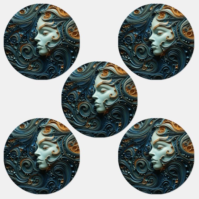 Moonlit Woman 3D Art (Group)