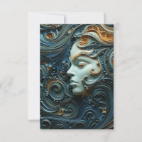 Moonlit Woman 3D Art