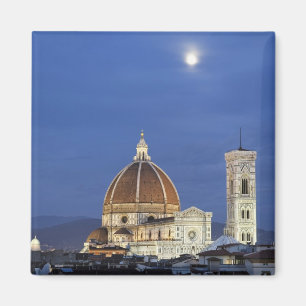 Moonrise and Florence Cathedral, Basilica di Magnet