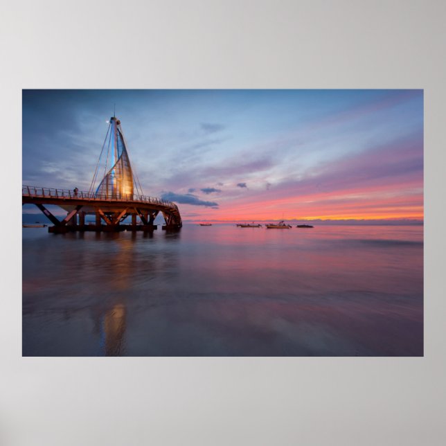 Moonrise And Sunset Poster (Front)