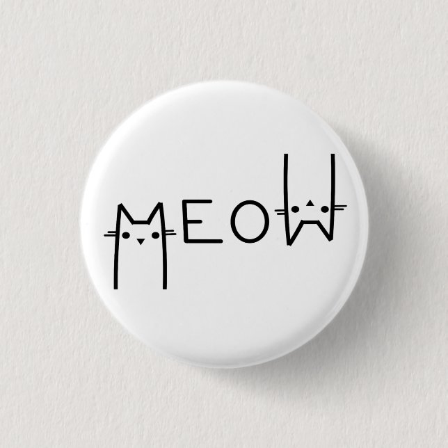Moonrise Minimal Linework 3 Cm Round Badge (Front)