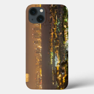 Moonrise over the San Diego skyline iPhone 13 Case