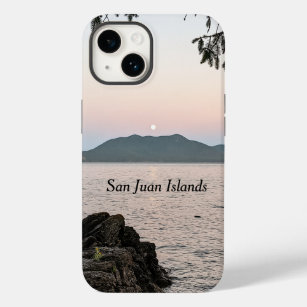 Moonrise Over the San Juan Islands Case-Mate iPhone 14 Case