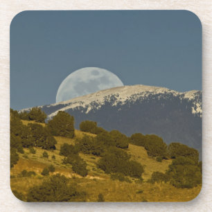 Moonrise over the Sangre de Cristo Mountains, Coaster
