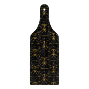Moons and Stars Glass Cutting Board
