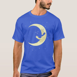 Moons Hugging Astronaut Astral Cosmic Design For S T-Shirt