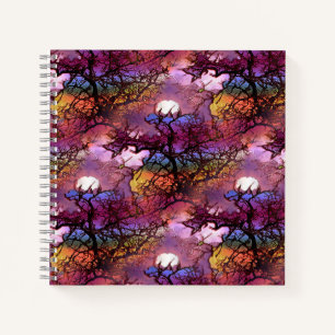 Moons in the trees.... notebook