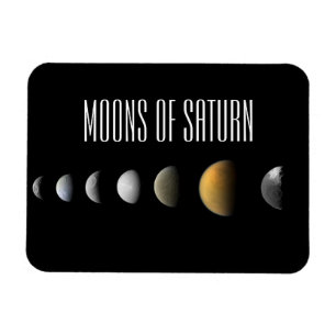Moons of Saturn Magnet