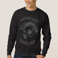 MOONS OUT GOONS OUT Skull Helmet NVGs Military Men