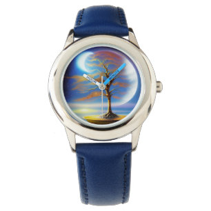 Moonscape bonsai watch