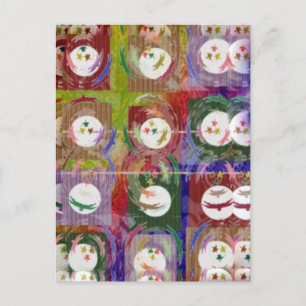 MoonShine and Shadow Artistic Formations Postcard