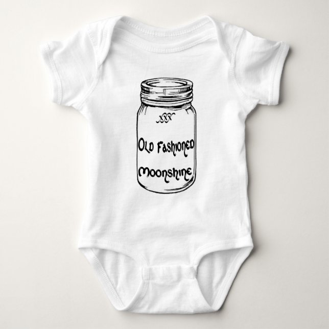 Moonshine Baby Bodysuit (Front)