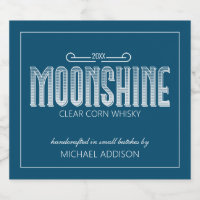 Moonshine Food and Beverage Label Set